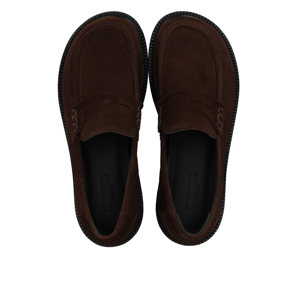 Angulus Loafer 2193 Dark Brown - Suede