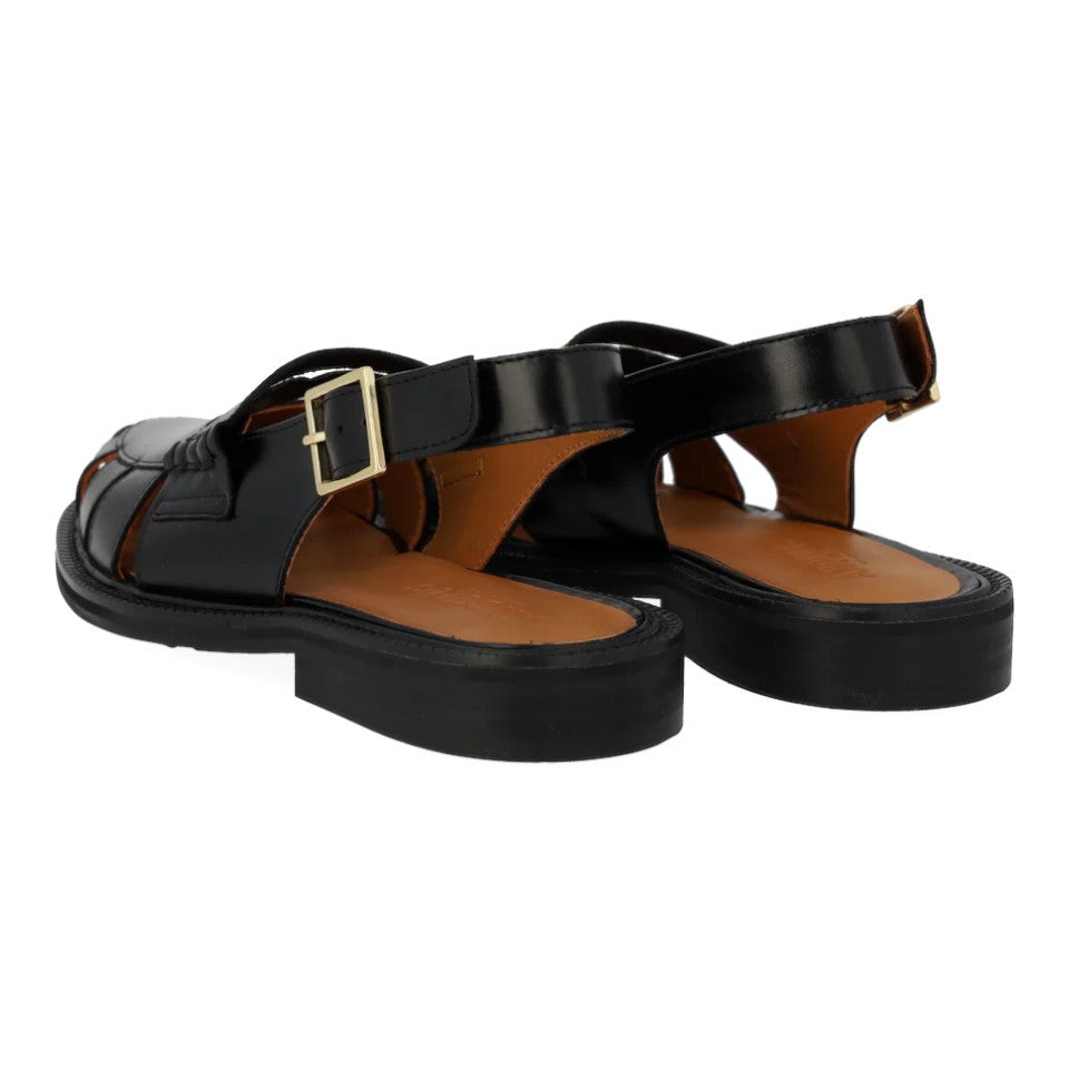 Angulus W Sling Back Sandal Black