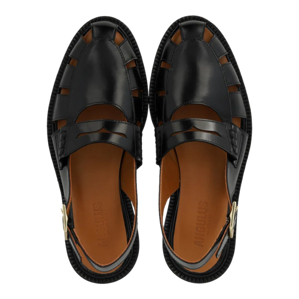 Angulus W Sling Back Sandal Black