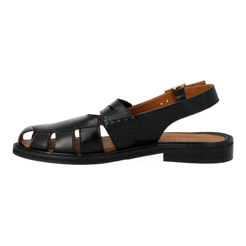 Angulus W Sling Back Sandal Black