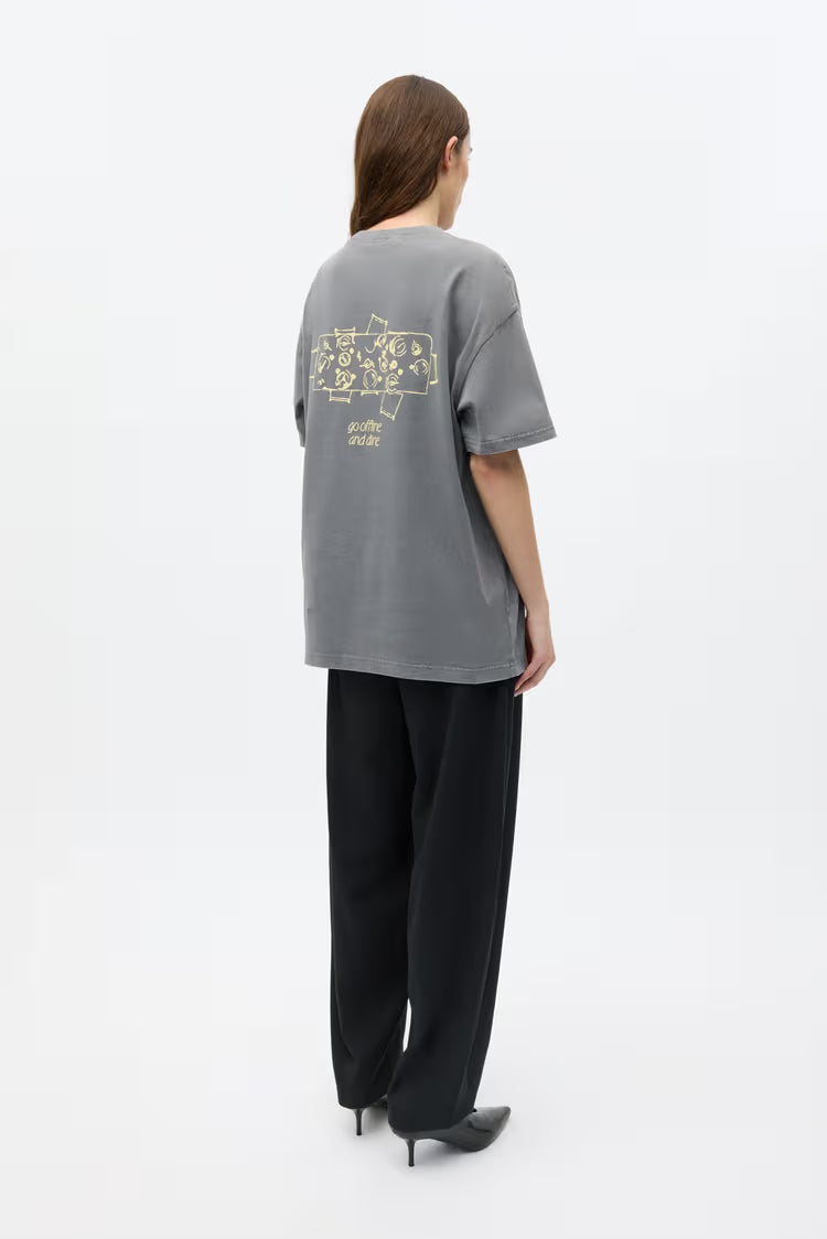 Envii ENKULLA SS Tee Print Wash 5310 Washed Dine