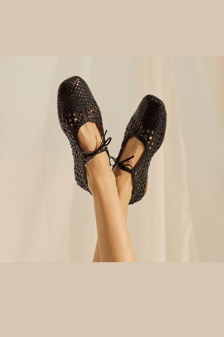 Angulus W Flet Ballerina Black