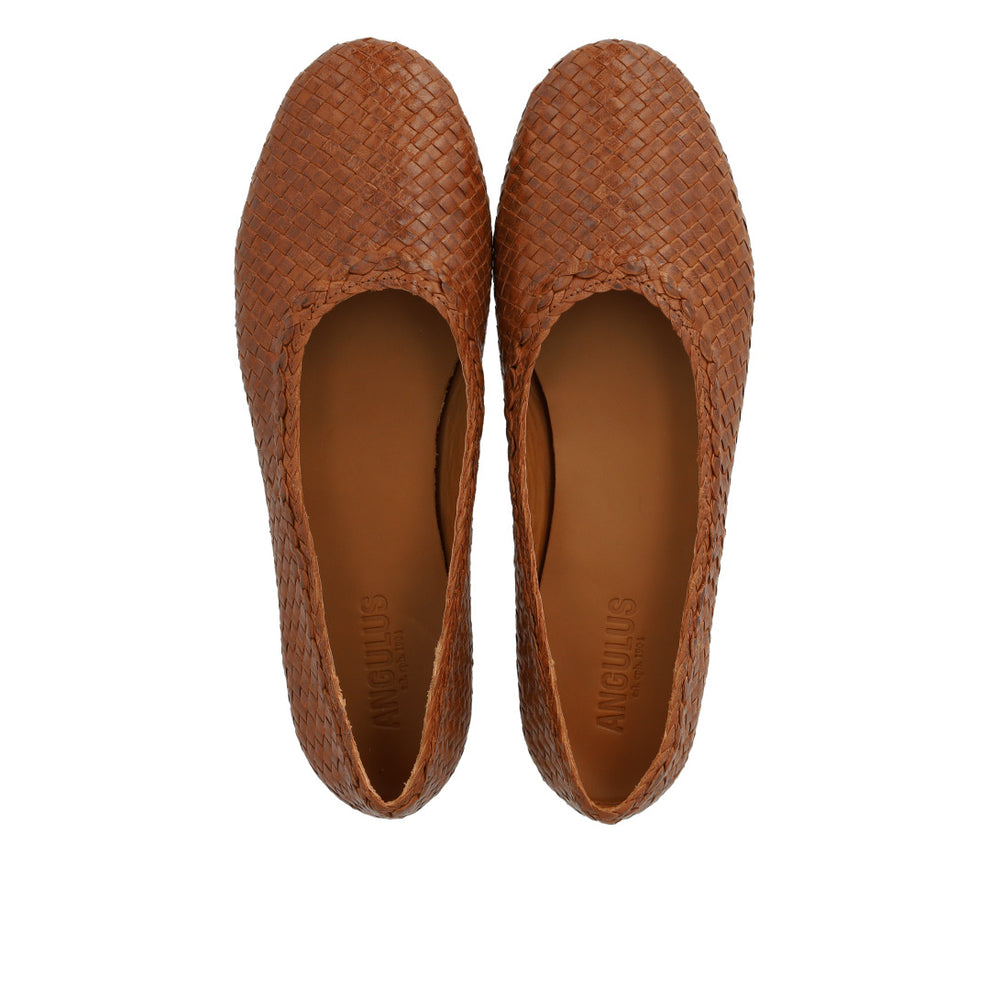 Angulus W Håndflettet Ballerina Tan Braid