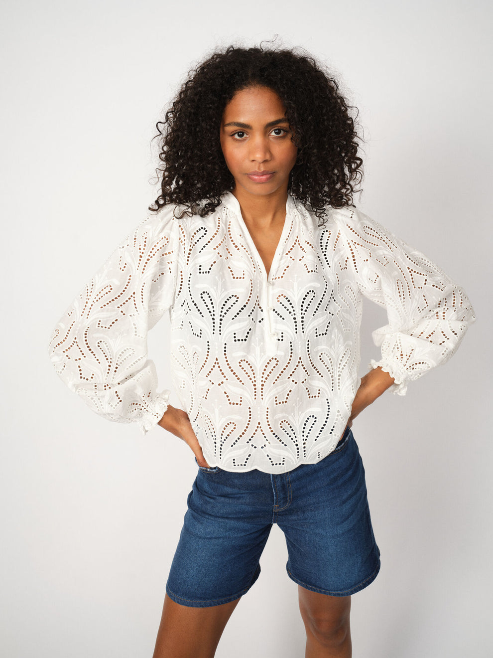 Mos Mosh W MMTazzin Caza Blouse White