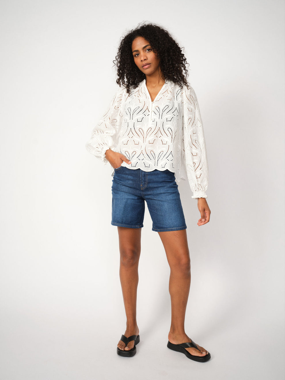Mos Mosh W MMTazzin Caza Blouse White