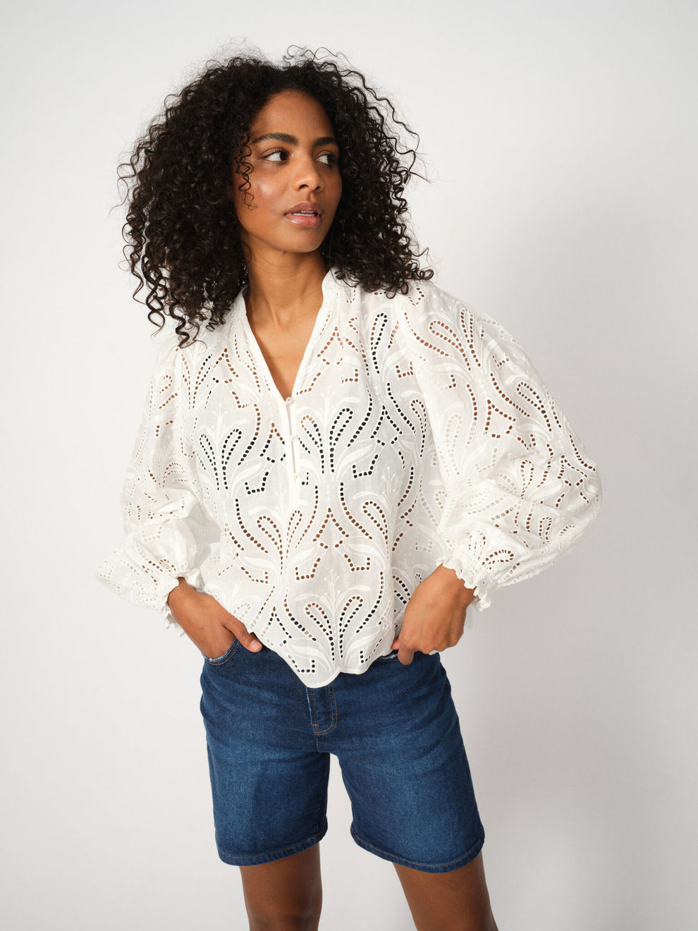 Mos Mosh W MMTazzin Caza Blouse White