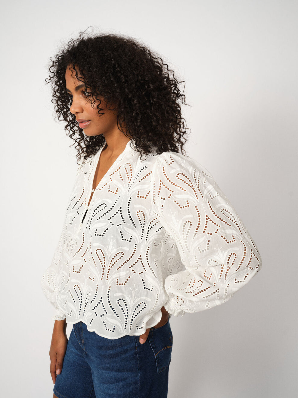 Mos Mosh W MMTazzin Caza Blouse White