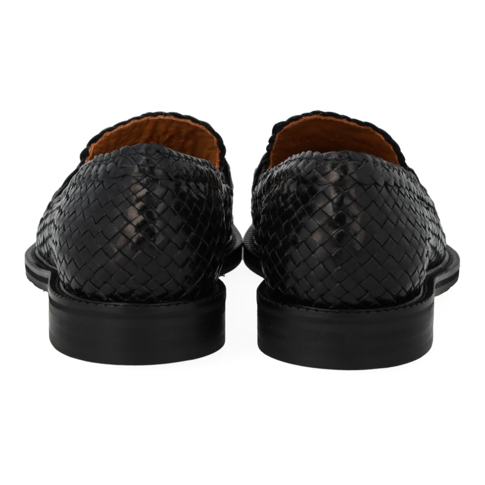 Angulus W Flettet Loafer Black