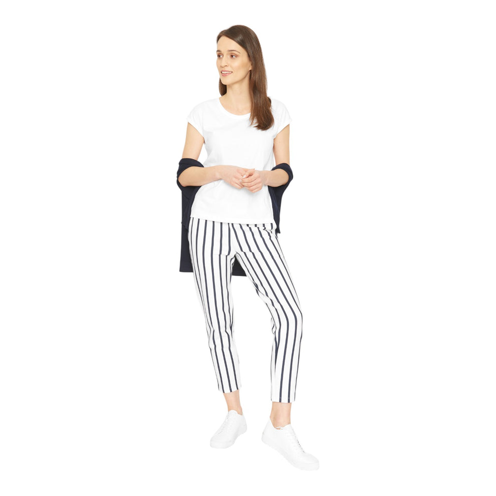 Redgreen Celene Pants Off White Stripe