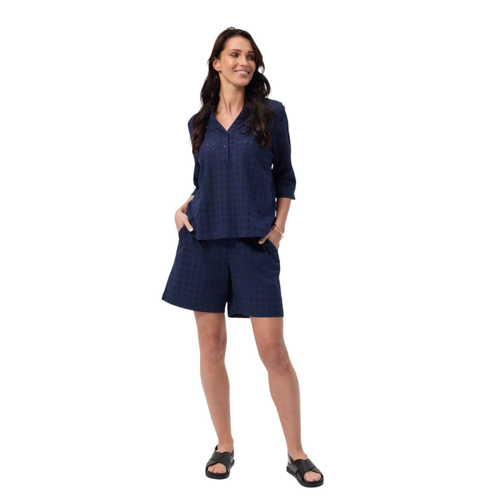 Redgreen W Amia Bluse Navy