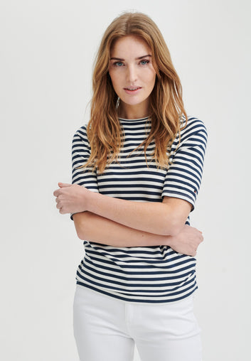 Redgreen W Hedy Short Sleeve T-Shirt 168 Navy Stripe