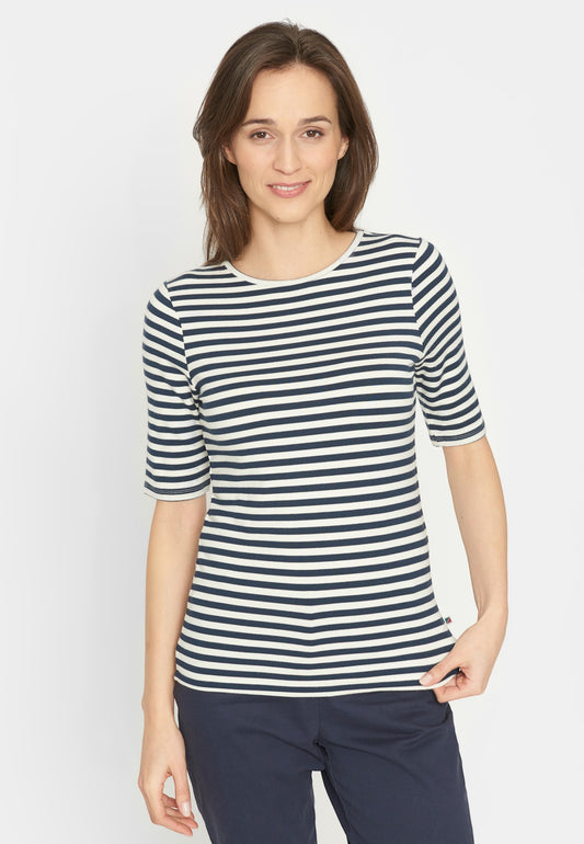 Redgreen W Hedy Short Sleeve T-Shirt 168 Navy Stripe
