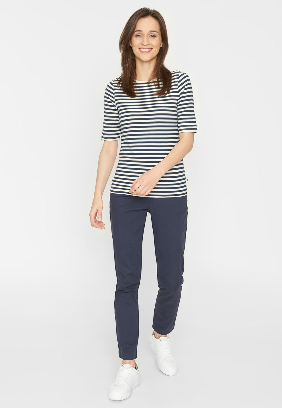 Redgreen W Hedy Short Sleeve T-Shirt 168 Navy Stripe