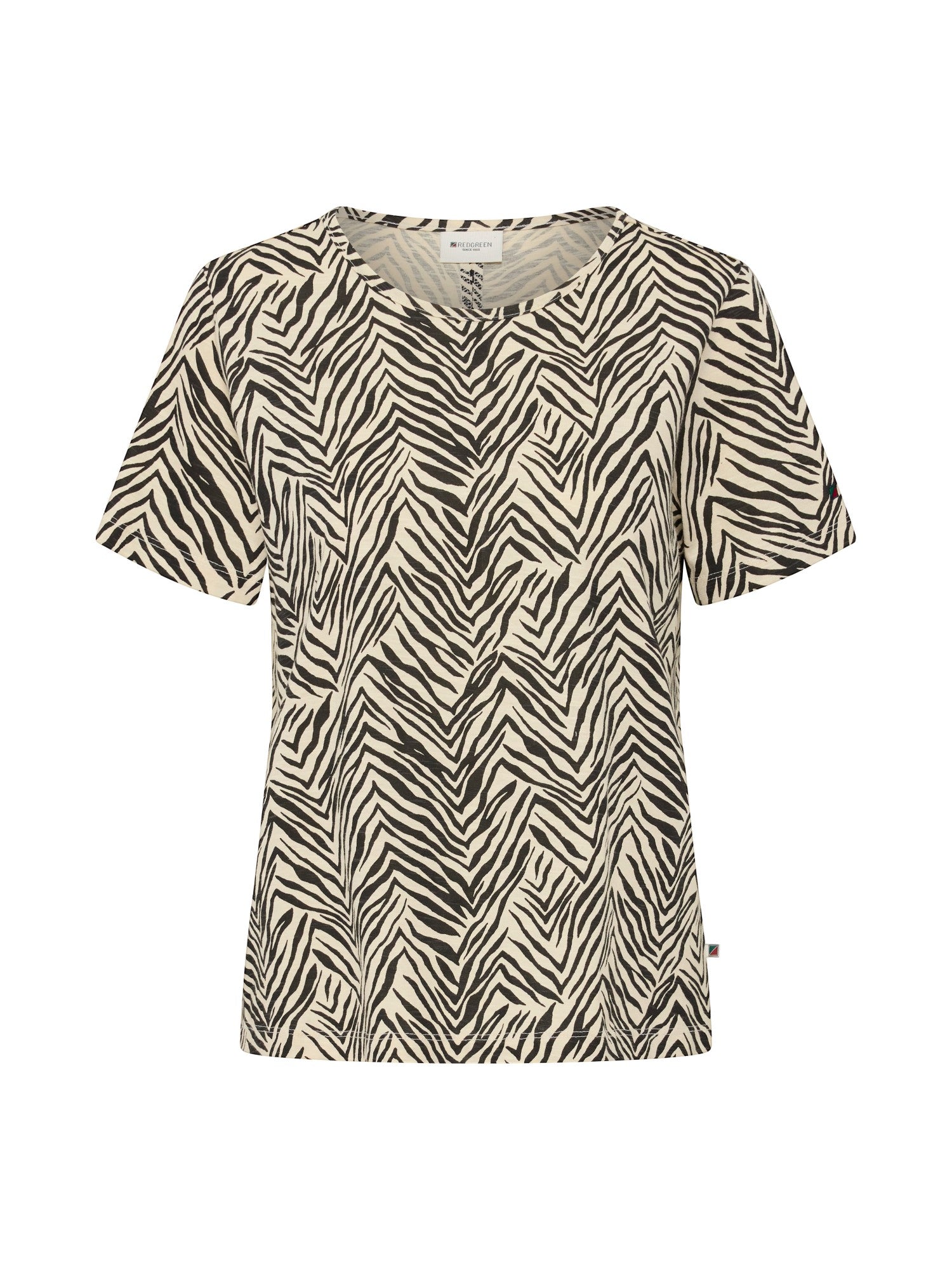 Redgreen Celina T-Shirt 320 Off White Pattern