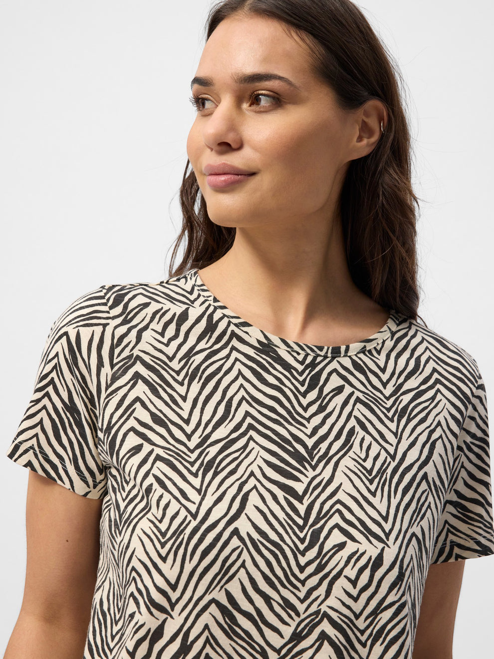 Redgreen Celina T-Shirt 320 Off White Pattern