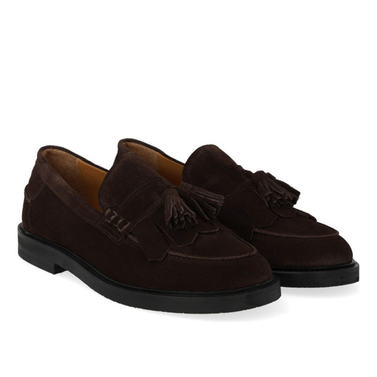 Angulus W Loafers Dark Brown