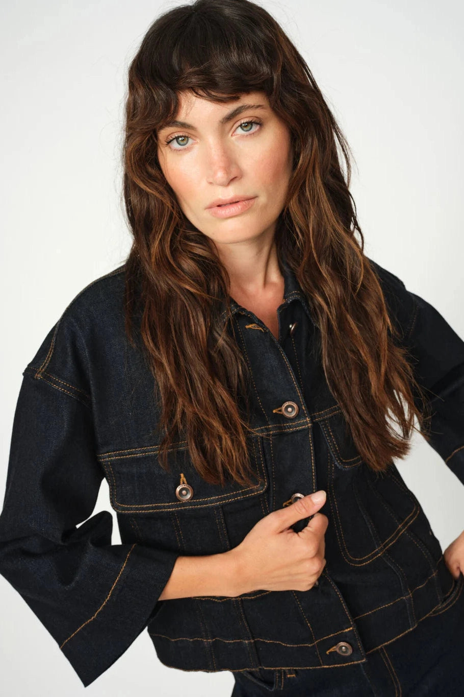 Mos Mosh W Penn Deluxe Jacket Dark Blue