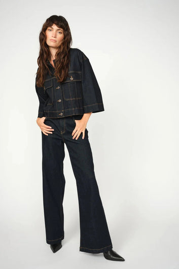 Mos Mosh W Penn Deluxe Jacket Dark Blue