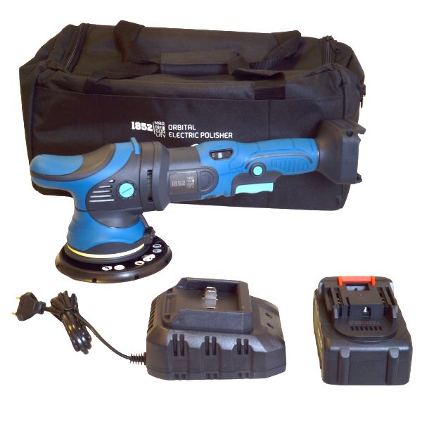 1852 Orbital polermaskine m/batteri, 20V/4Amp