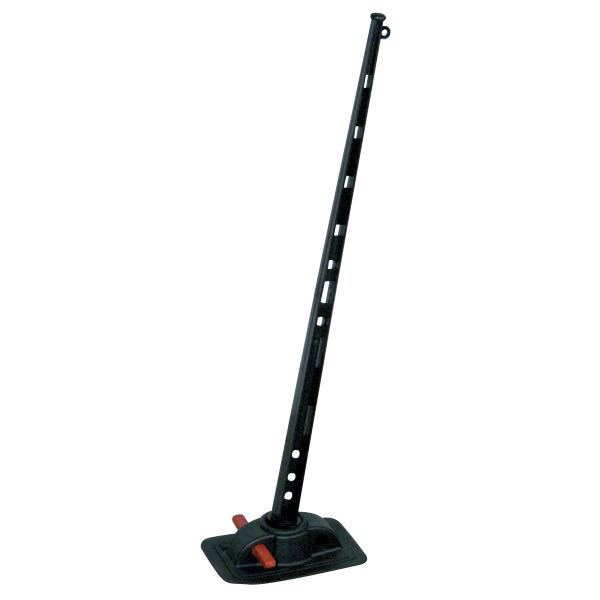 Flagholder plast grå PVC