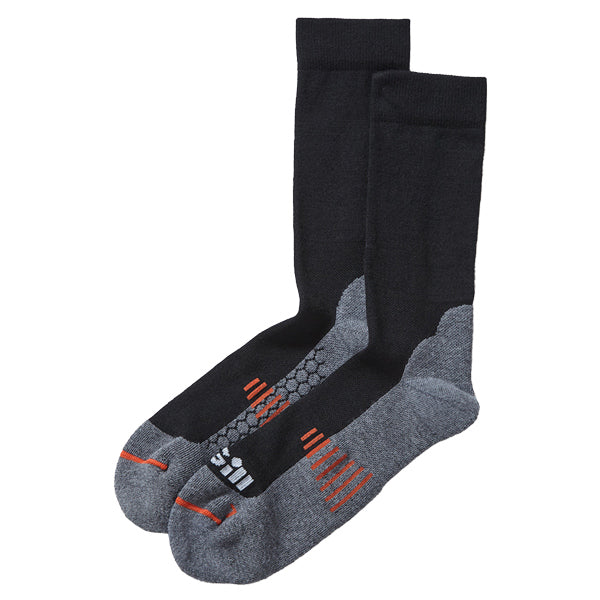 Gill 763 Mid weight sokker sort, str 39-42