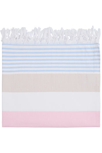 Sea Ranch Beach Towel Håndklæde 8006 Multistripe Pink