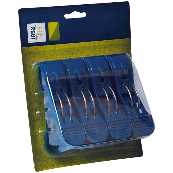 1852 Klemme 32mm blå, 4 stk