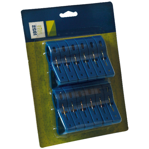 1852 Klemme 25mm blå, 12 stk