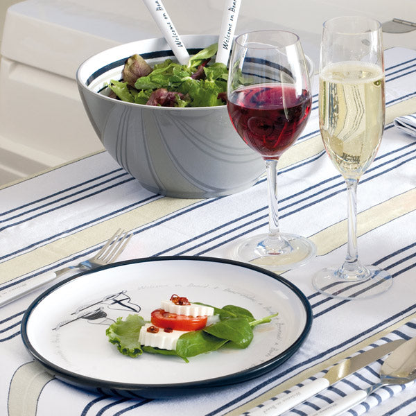 MB Welcome on board middagstallerken ø25cm 335g, 6stk