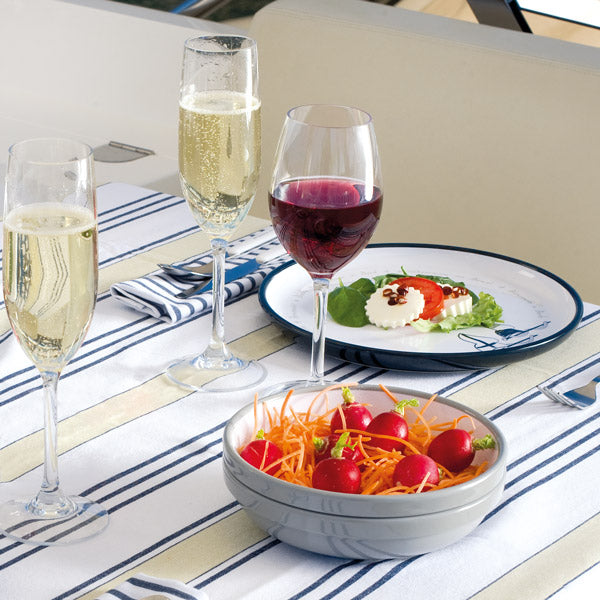 MB Welcome on board dybtallerken Ø18 cm