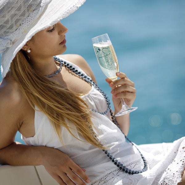 MB Welcome on board Champagne glas 236ml