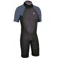 1852 våddragt junior kortmodel 3/2mm, Sort/Grå