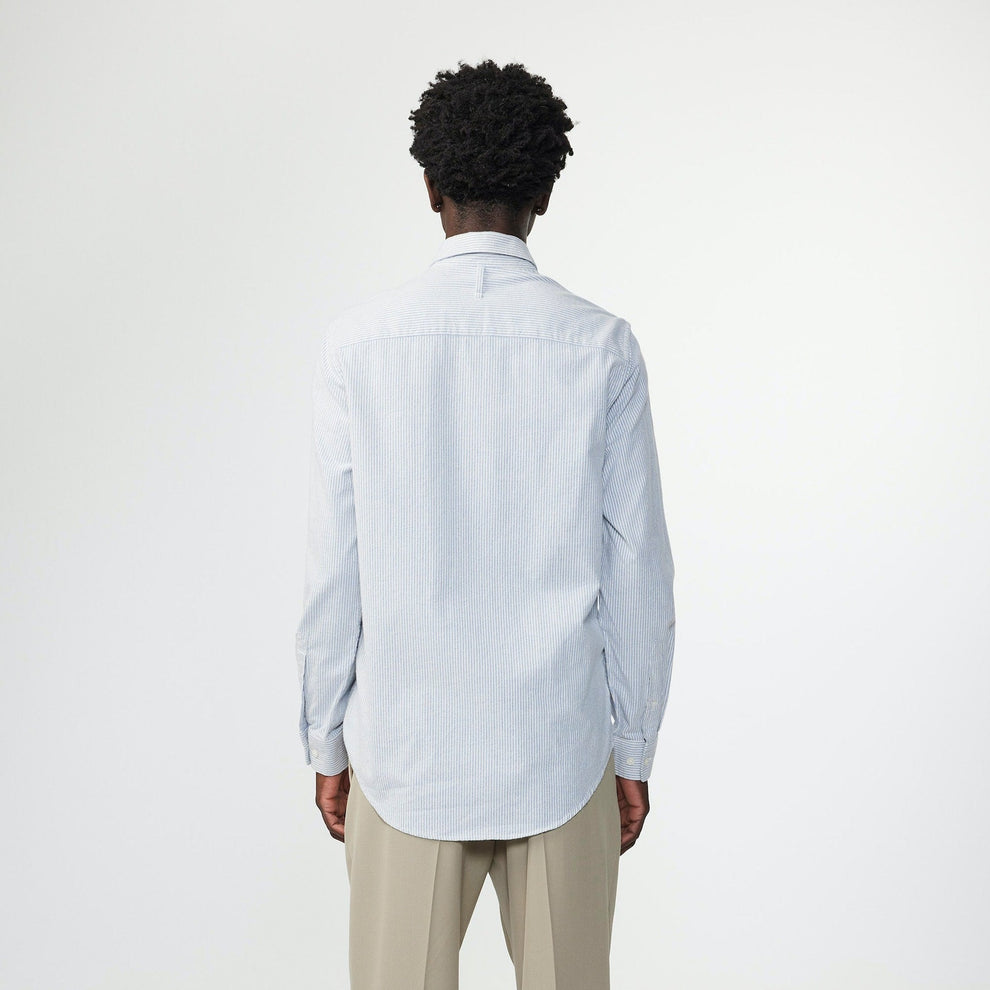 NN07 M Arne BD 5032 Skjorte Blue Stripe