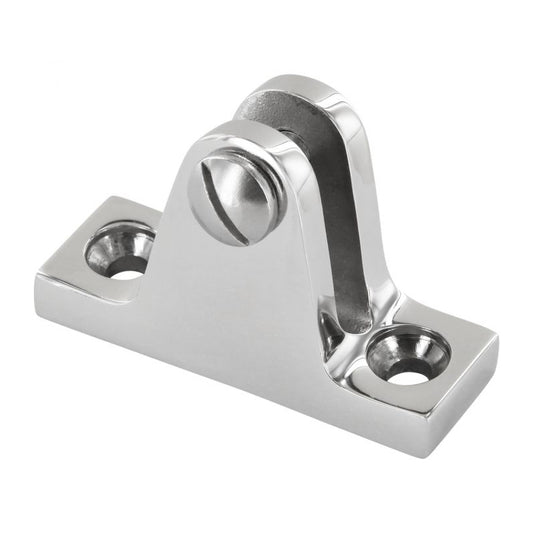 Hængselplade rustfri m/skrue