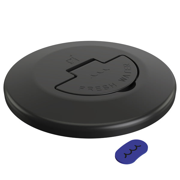 Roca låg til dækspåfyldning sort, ferskvand