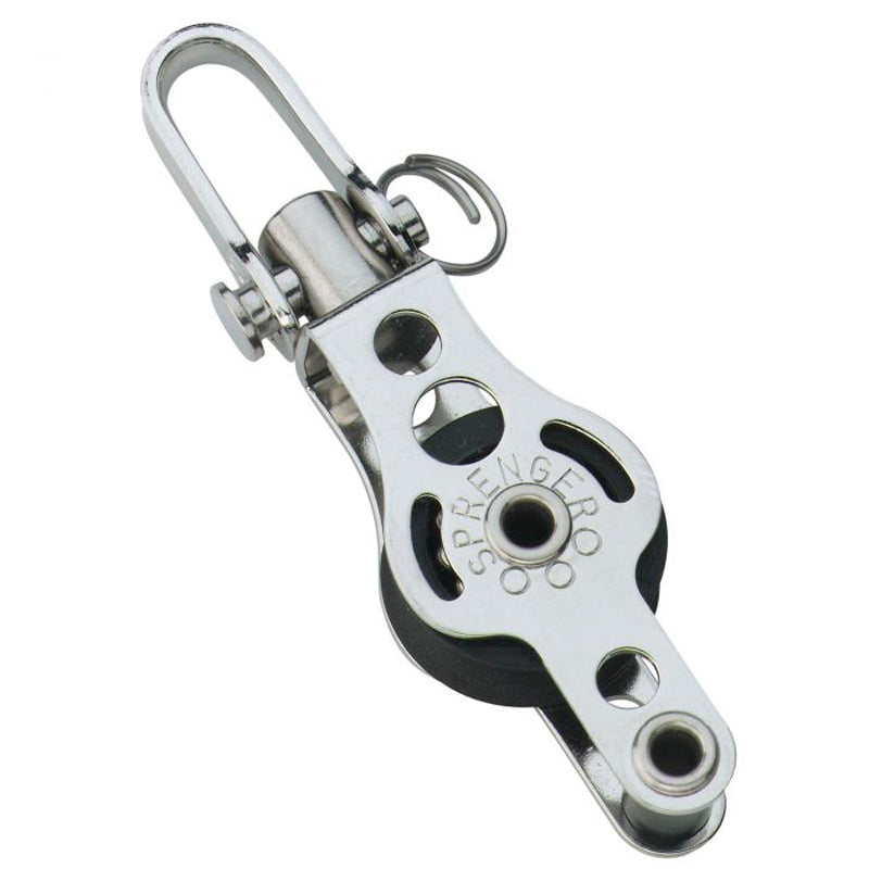 Blok rf micro 1-sk. m/hundsv, svirvel & kuglelejer