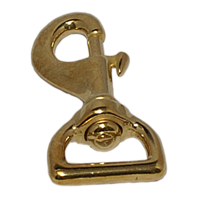 Karabinhage messing m/svirvel "017B"