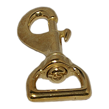Karabinhage messing m/svirvel "017B"