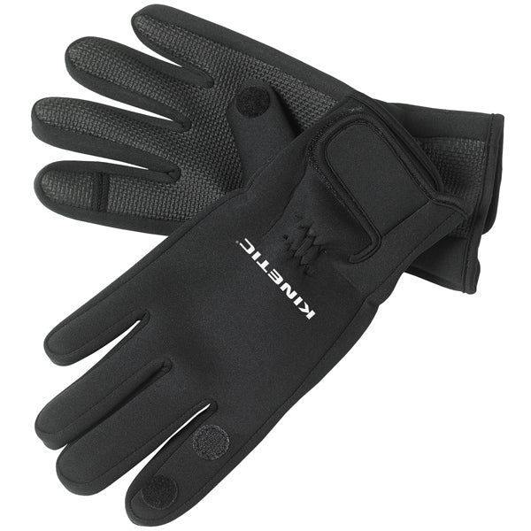 Kinetic neoprene handske ”Full finger” sort