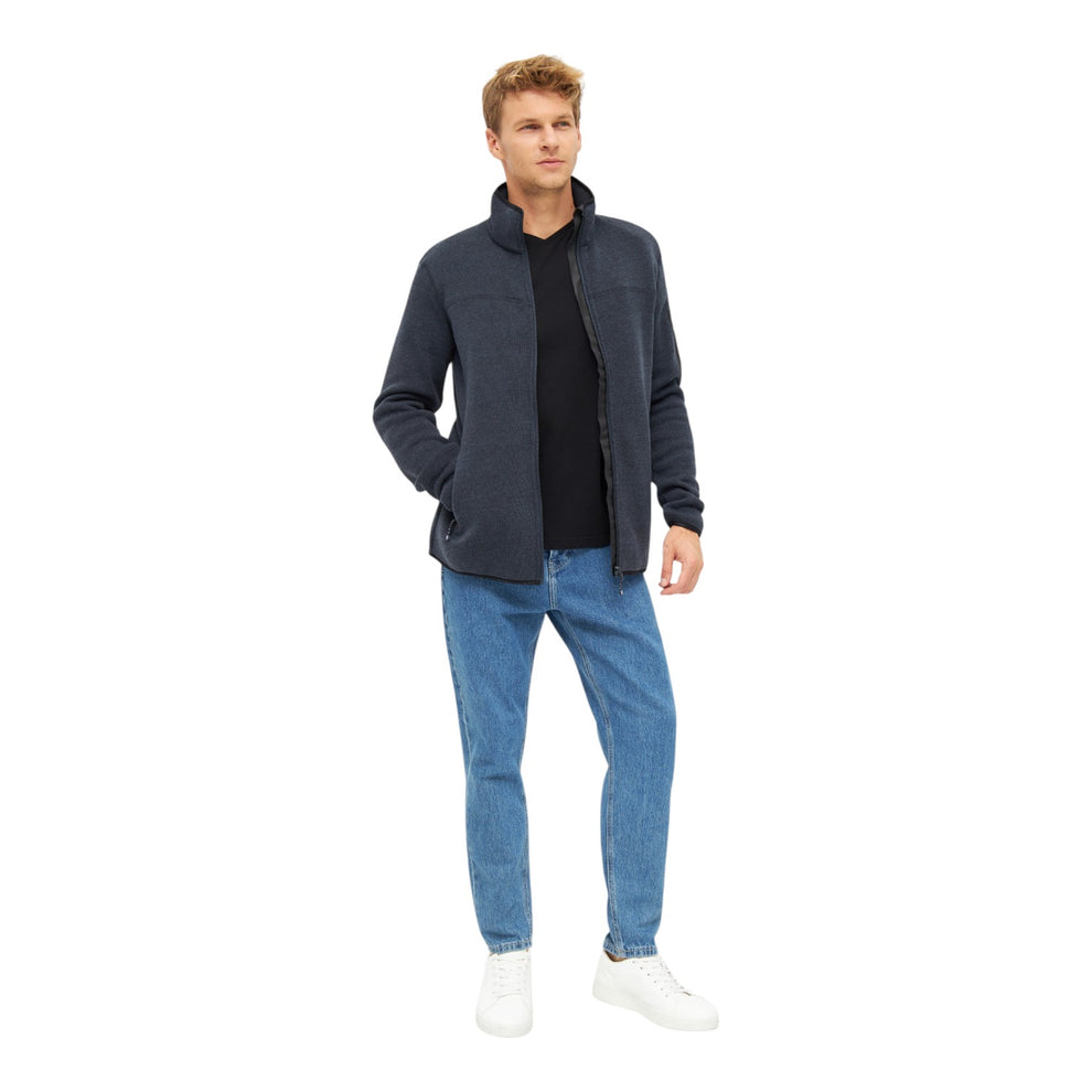 Sea Ranch M Sidney Fleece Cardigan Dark Navy