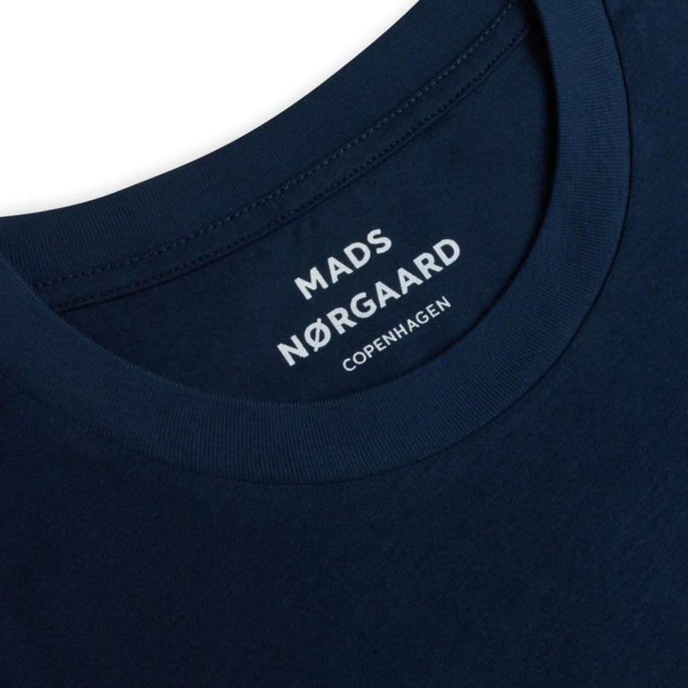 Mads Nørgaard M Organic Thor T-Shirt Navy