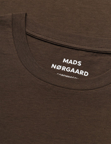 Mads Nørgaard M Fine Jersey Thor Tee FAV Turkish Coffe