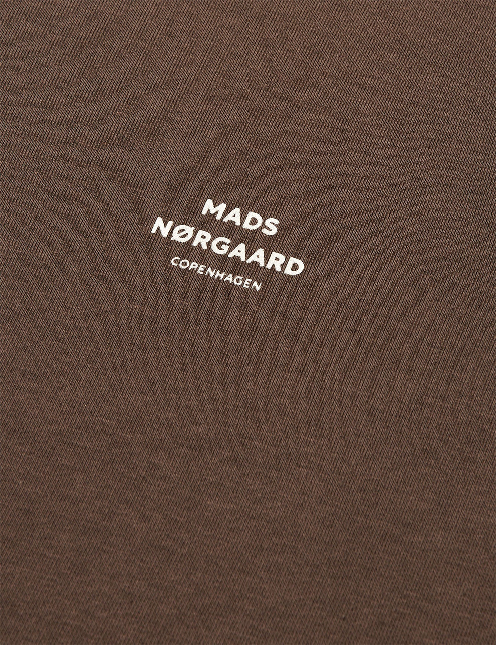Mads Nørgaard M Standard Crew Logo Sweat Demitasse