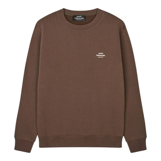 Mads Nørgaard M Standard Crew Logo Sweat Demitasse