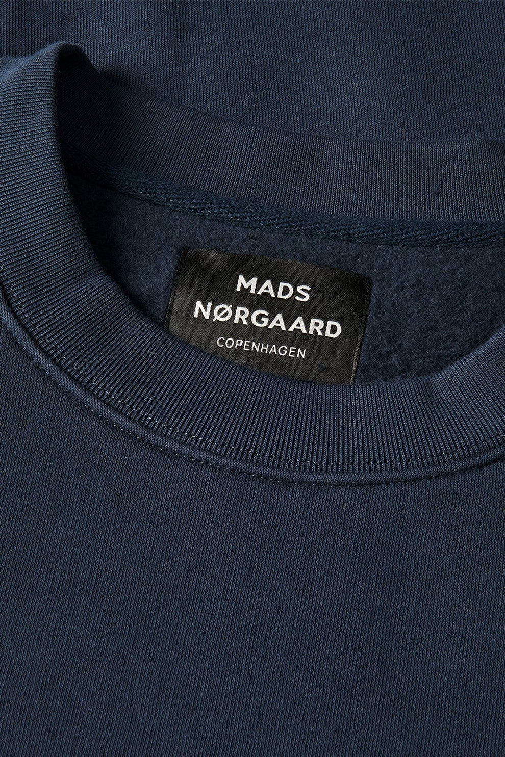 Mads Nørgaard M Standard Crew Logo Sweat Parisian Night