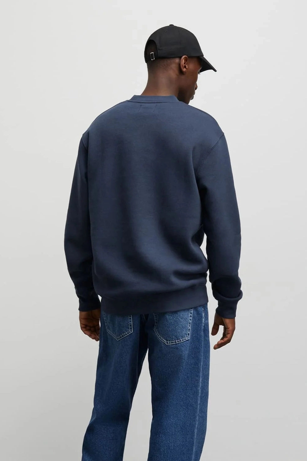 Mads Nørgaard M Standard Crew Logo Sweat Parisian Night