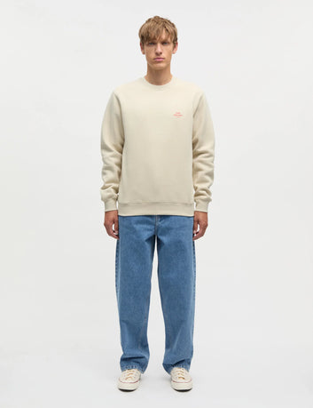 Mads Nørgaard M Standard Crew Logo Sweat FAV Castle Wall