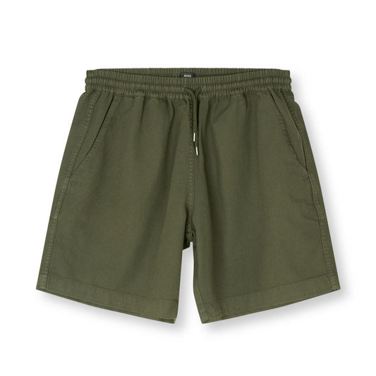 Mads Nørgaard M Dyed Canvas Beach Shorts Olive Night
