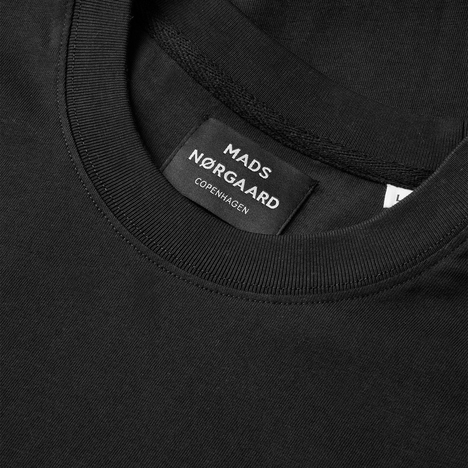 Mads Nørgaard M Cotton Jersey Frode Emb Logo Tee Black