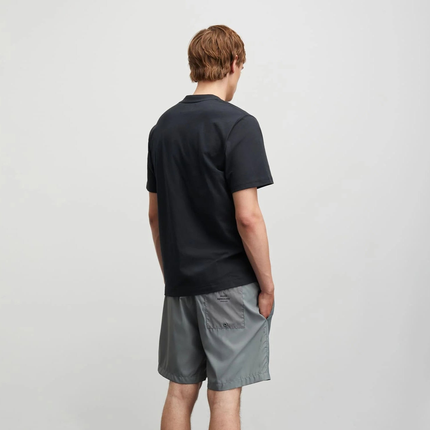 Mads Nørgaard M Cotton Jersey Frode Emb Logo Tee Black